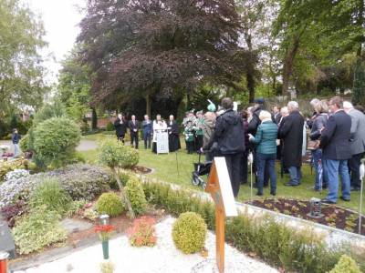 Pastor Diekmann bei der komenischen Besinnung
