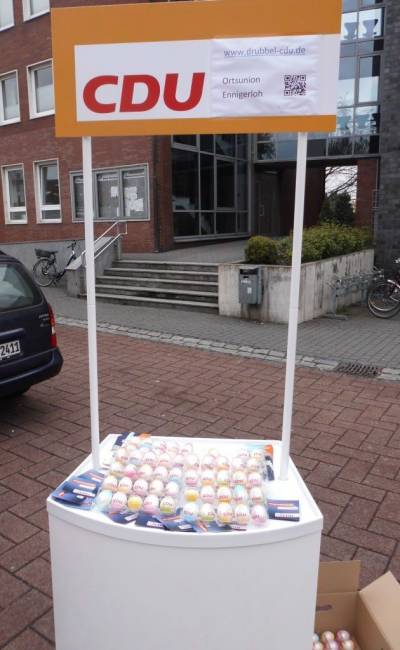 Stand vor dem EDEKA