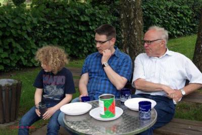 Vors. D. Aufderheide + W. Witte im Gesprch