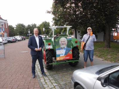 w. Emunds mit seiner besonderen Wahlaktion