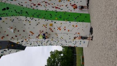 Vorfhrung einer Gruppe