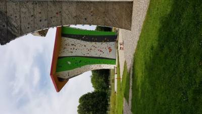 Blick auf die Klettertrme