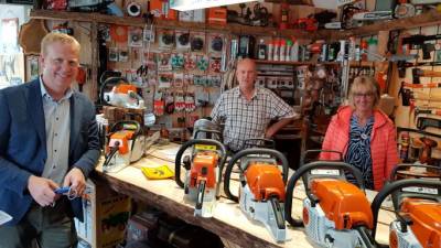 Gesprch mit Caminoinhaber Warschkow