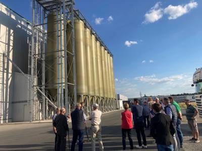 Silobatterie fr die verschiedenen Getreideprodukte