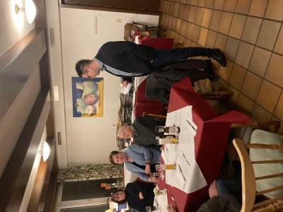 Begrung der Teilnehmer