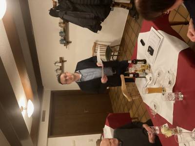 Vorsitzender Aufderheide zur Jubilarehrung