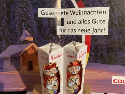 Jeder erhielt einen Nikolaus zum Schlu