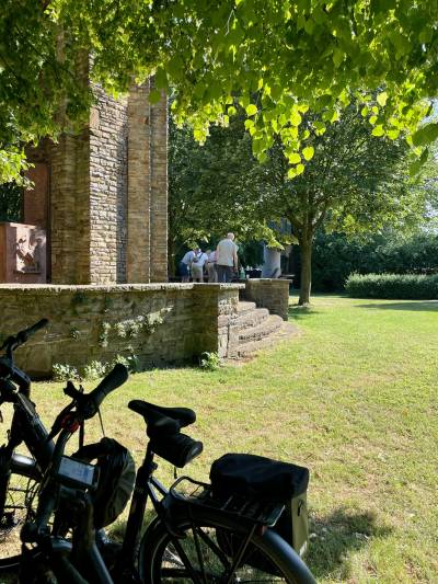 Kaffeepause wird aufgebaut