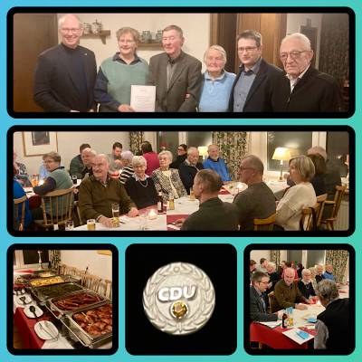 MGV Grnkohlessen und Jubilare