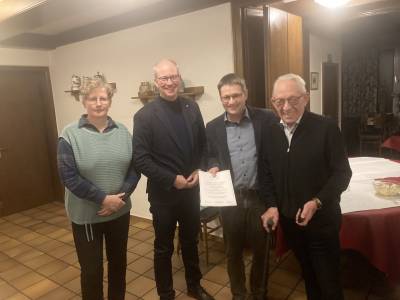 Theo Altena 50 Jahre Mitglied