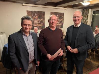 Willi Geistor 40 Jahre Mitglied