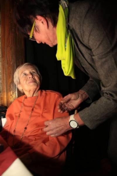 Silberne Ehrennadel fr Rita Debour